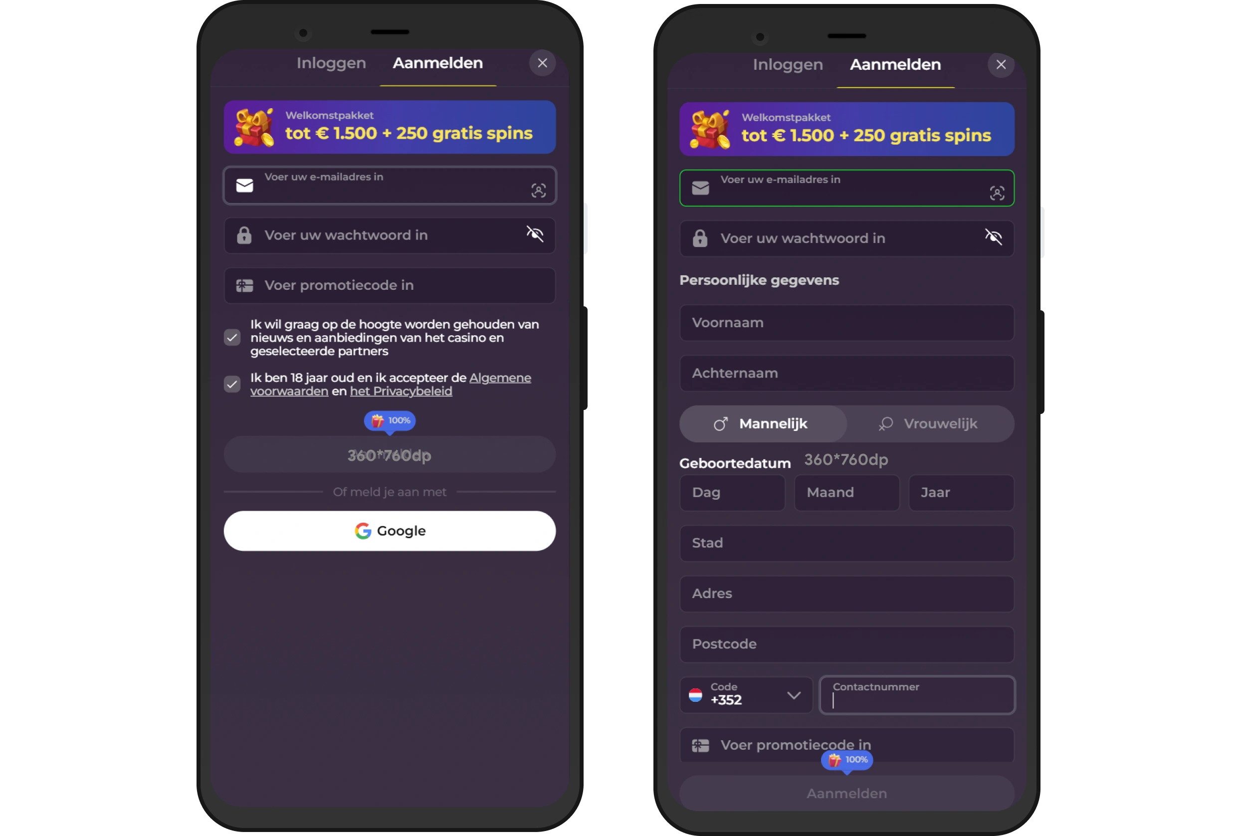 Zumospin Registratie en Inloggen